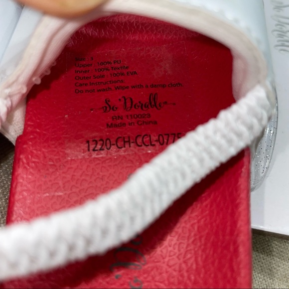 So' Dorable NWT! Girls American Flag Sandals And Sunglasses Set Size 3 - Picture 6 of 9